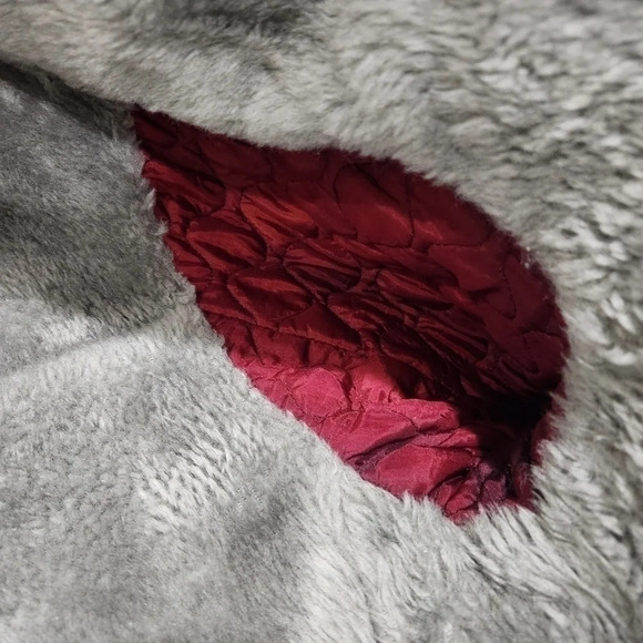 Vintage Montgomery Wards 70s Storm Proof Faux fur Jacket, Navy, Men's 44 - Picture 6 of 9